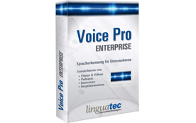 ''Voice Pro Enterprise'' wandelt gesprochene Sprache in Text um.